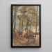 Reproduction of the painting View from a hilltop on a house by the Gulf of Arcachon - August Allebé