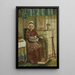 Reproduction of the painting Old woman near the fireplace - August Allebé