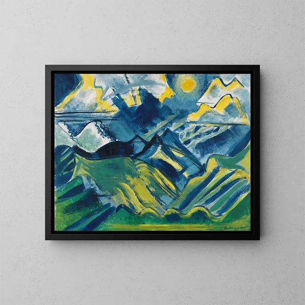 Balmalp - August Babberger — cuadro enmarcado en la pared