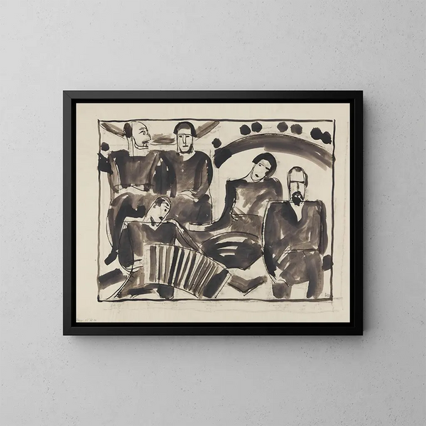 Familia Babberger - August Babberger — cuadro enmarcado en la pared