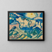 Landscape at Klausenpass Afternoon - August Babberger — framed artwork on a wall