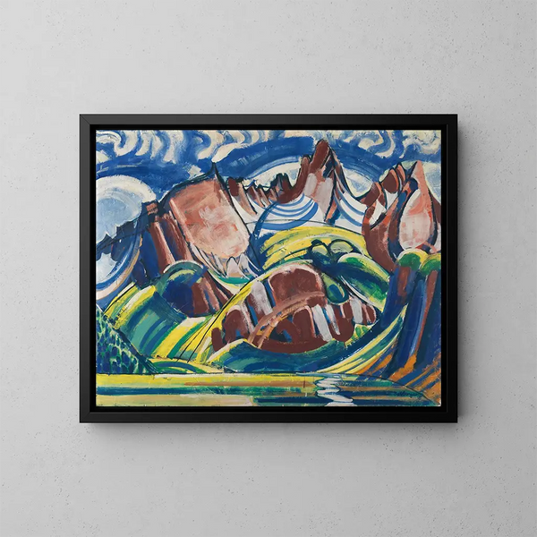 Maïental - August Babberger — cuadro enmarcado en la pared