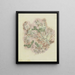 Study of Plants 3 - August Babberger — framed artwork on a wall