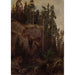 Estudio de paisaje con precipicio - August Cappelen — vista de la obra