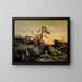 Landscape Painting - August Cappelen — framed artwork on a wall