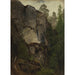 Reproduction of the painting Study of a Ravine - August Cappelen