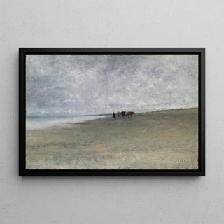 August Hagborg - Hazy Weather by the Sea.webp