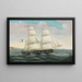 Brigantine Prussian Charlotte - August Lasczky — framed artwork on a wall