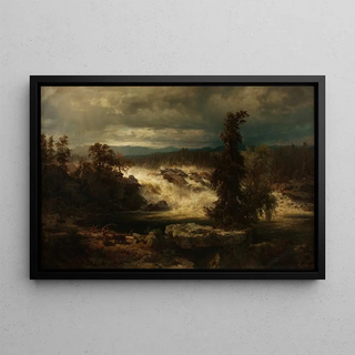 August Leu - Die Labroflle bei Kongsberg in Norwegen.webp