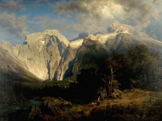 August Leu - Kalkgebirgslandschaft.webp