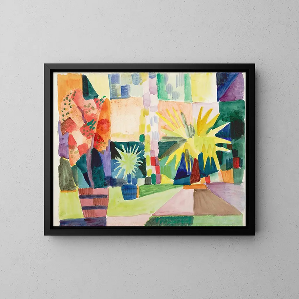 Arden sur le lac de Thoune - August Macke — cuadro enmarcado en la pared