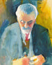 Estudio de retrato de Bernhard Koehler - August Macke — vista de la obra