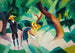 Niños con una cabra - August Macke — vista de la obra