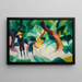 Niños con una cabra - August Macke — cuadro enmarcado en la pared