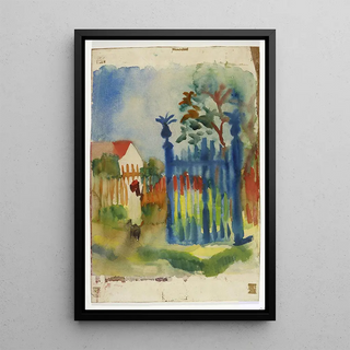 August Macke - Garden gate.webp