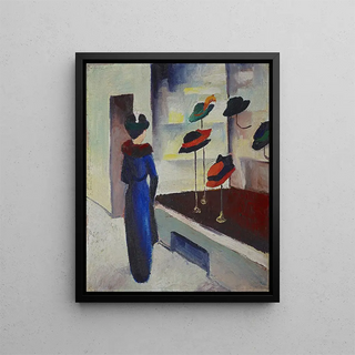 August Macke - Hat shop.webp