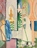 En la sala del templo - August Macke — vista de la obra