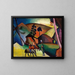 Indígenas a caballo - August Macke — cuadro enmarcado en la pared