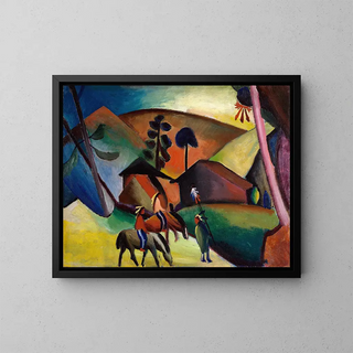 August Macke - Indians on Horses.webp
