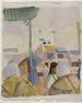 Mercado de Túnez II - August Macke — vista de la obra