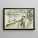 Sentier au Rhin - August Macke — framed artwork on a wall