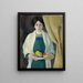 Portrait with Apples - August Macke — framed artwork on a wall