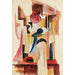 Reproduction of the painting Study for a clear showcase - August Macke