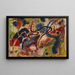 a satirical painting on the Blue Rider - August Macke — framed artwork on a wall