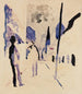 Rue am Abend - August Macke — vista de la obra