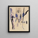Rue am Abend - August Macke — cuadro enmarcado en la pared