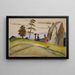 Promeneurs dans un paysage rocheux - August Macke — framed artwork on a wall