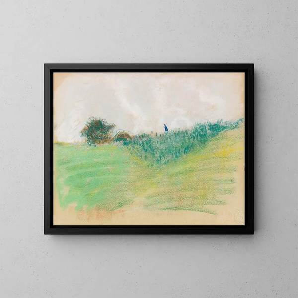 Camino en Kreuzberg cerca de Bonn - August Macke — cuadro enmarcado en la pared