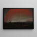 Aurora Borealis - August Matthias Hagen — framed artwork on a wall