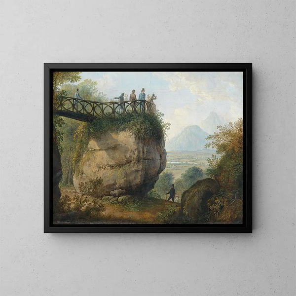 La tour d'observation - August Piepenhagen — framed artwork on a wall