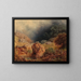 Storm imminent in the mountains - August Piepenhagen — framed artwork on a wall