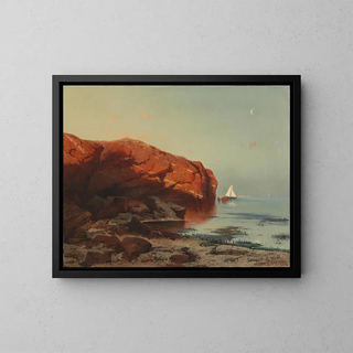 August Schaeffer von Wienwald - Motiv aus Helgoland.webp