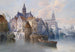 Vista del puerto - August von Siegen — vista de la obra