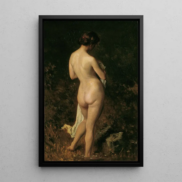 Baigneuses - August von Pettenkofen — cuadro enmarcado en la pared