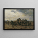 The Transport of the Wounded II - August von Pettenkofen — framed artwork on a wall