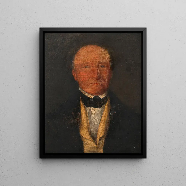Ferdinand Edler contra Nespern, el tío de Pettenkofen - August von Pettenkofen — cuadro enmarcado en la pared
