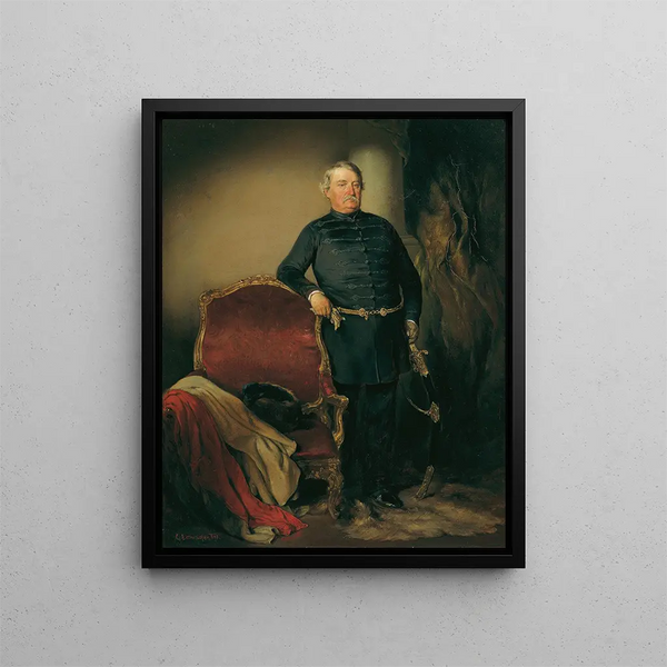 Franz Imrdy Edler de Omorovicze - August von Pettenkofen — cuadro enmarcado en la pared