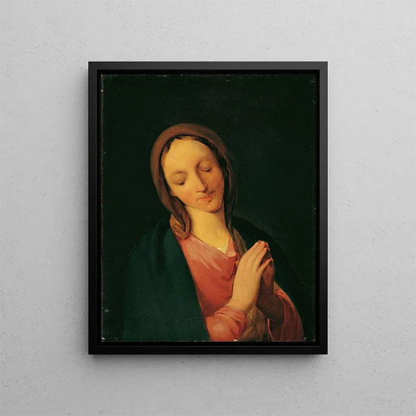 Madone - August von Pettenkofen — cuadro enmarcado en la pared
