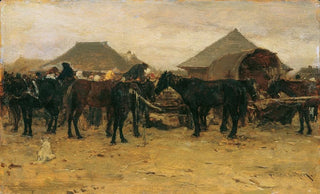 August von Pettenkofen - Pferdemarkt in Szolnok I.webp
