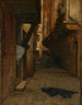Street Fight Painting - August von Pettenkofen — artwork view