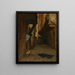 Street Fight Painting - August von Pettenkofen — framed artwork on a wall