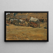 de Enganches de bueyes húngaros - August von Pettenkofen — cuadro enmarcado en la pared