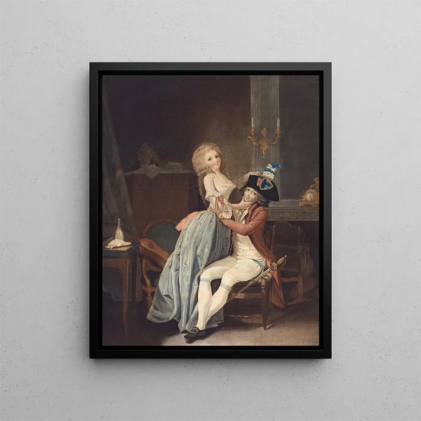 The National Cockade - Auguste Claude Simon Legrand after Louis Léopold Boilly — framed artwork on a wall