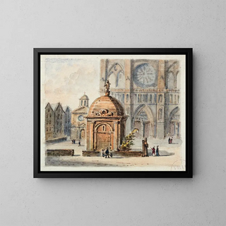 AugusteSbastien Bnard - Le parvis de NotreDame de Paris.webp