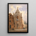 Reproduction of the painting Vue de l'extérieur d'une chapelle - Auguste Sébastien Bénard