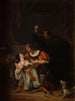 Escenas tomadas de Nuestra Señora de París - Auguste Couder — vista de la obra